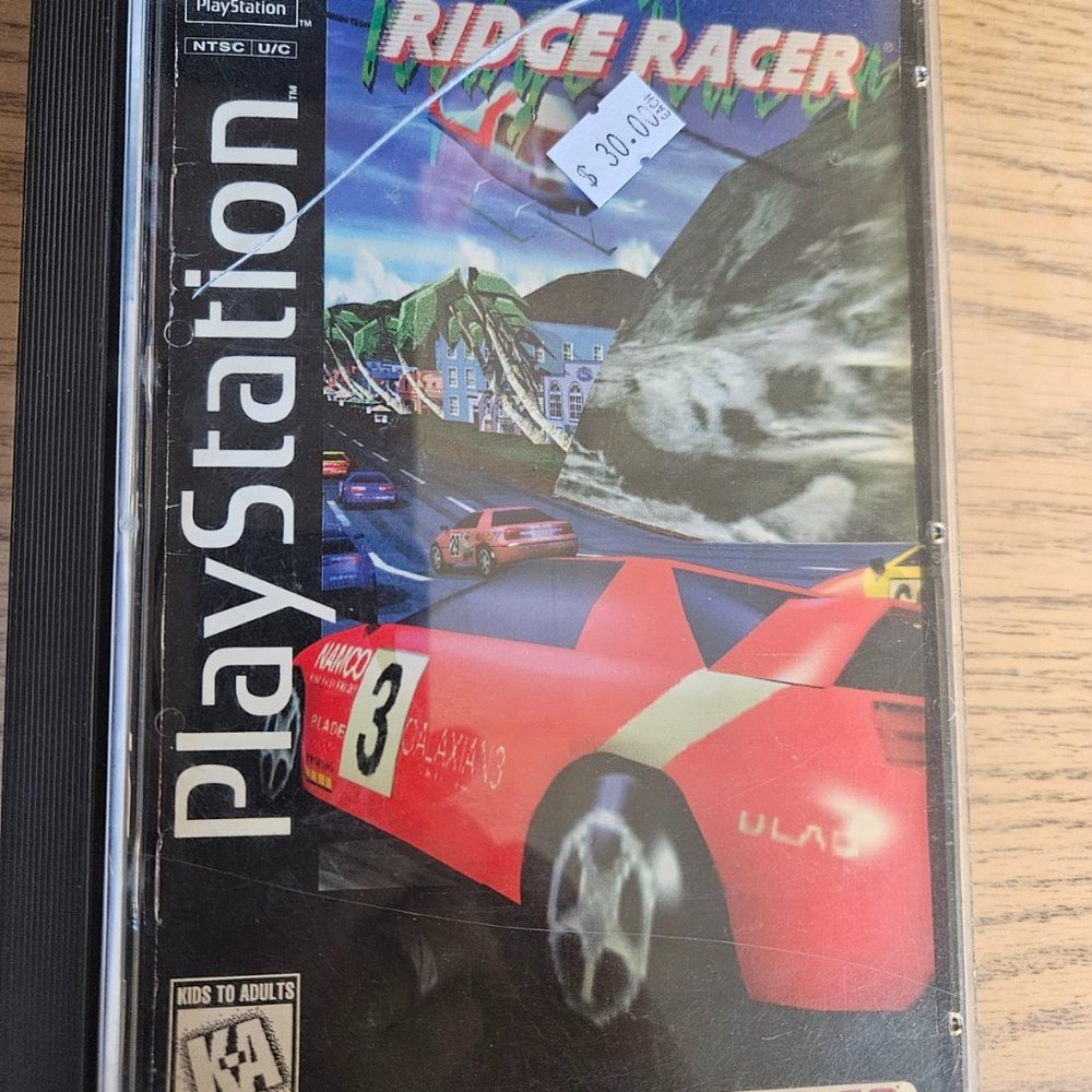 PlayStation Ridge Racer Long Case C.I.B